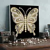 (30x30cm)Butterfly DIY Pearl Painting Art With Inner Frame Handmade Pearl Material Art Kit Living Room Decor