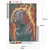 Diamond Painting-DIY Full Round Drill Tiger