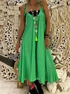 Casual Spaghetti-neck Maxi Dress