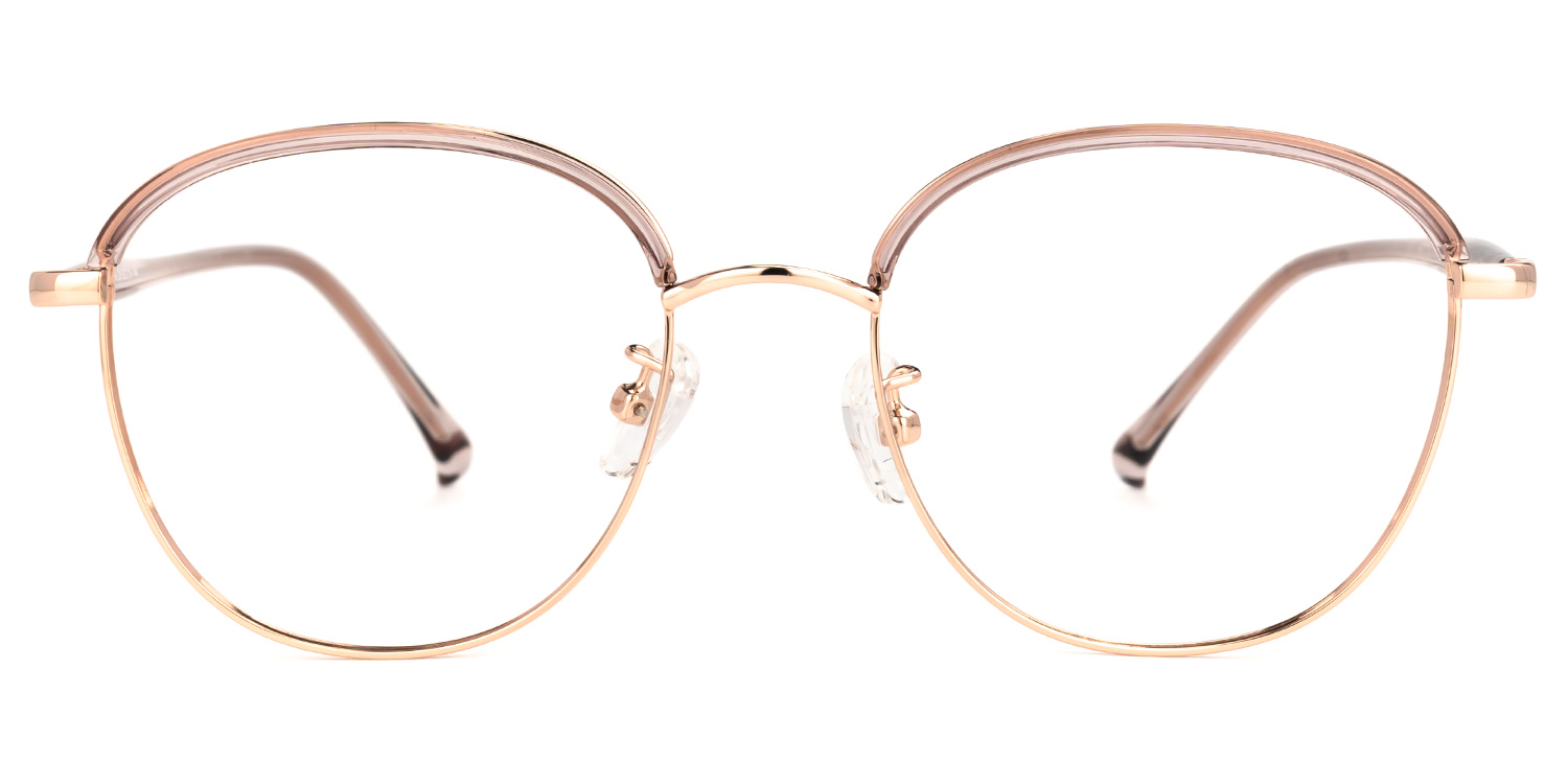 Reynalda Rosa-Gold Browline Brille Rosa-Gold