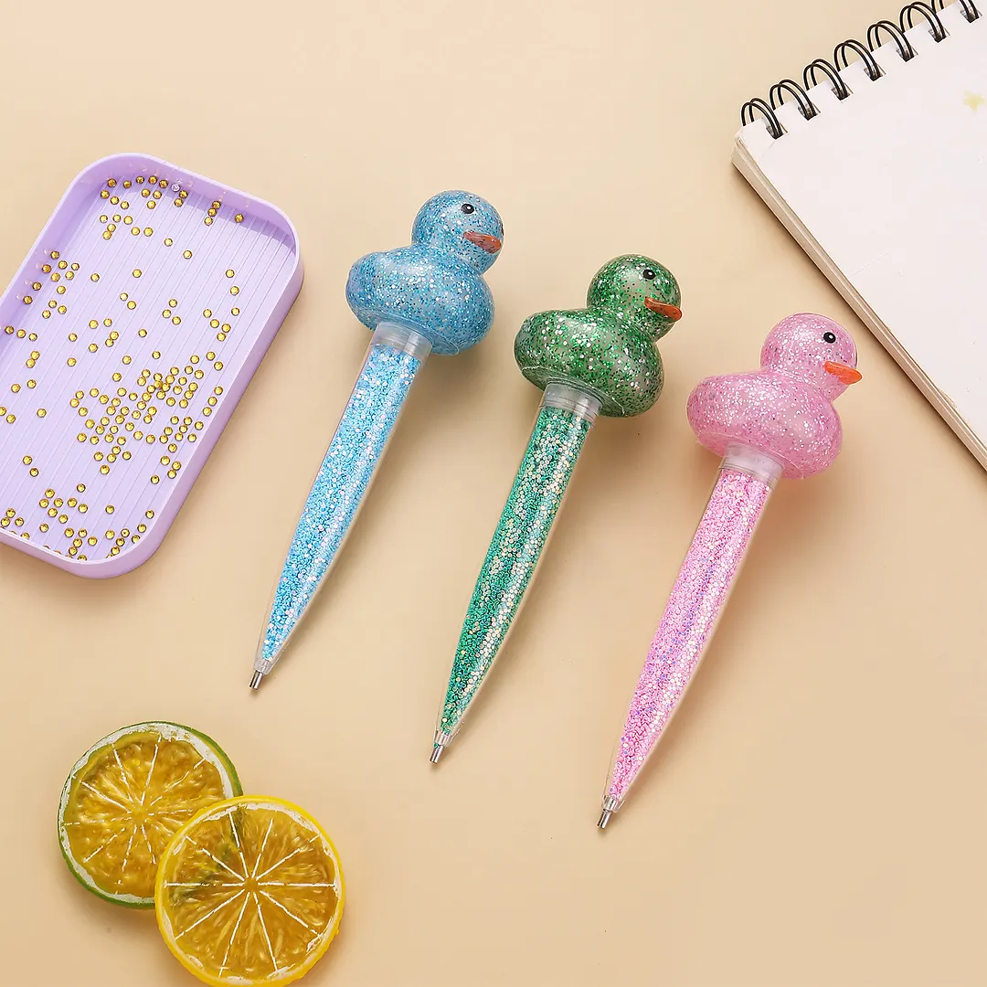 3Pcs DIY Diamond Painting Point Drill Pen Lightweight Diamond Embroidery Accessories Pen Resin Material for Nail Arts Rhinestone Decorations Cross-Stitch