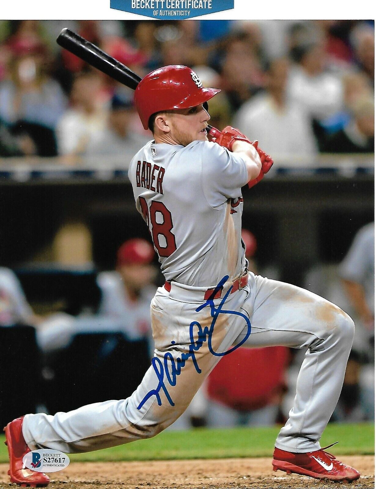 HARRISON BADER signed autographed ST. LOUIS CARDINALS 8X10 Photo Poster painting w/ COA BECKETT