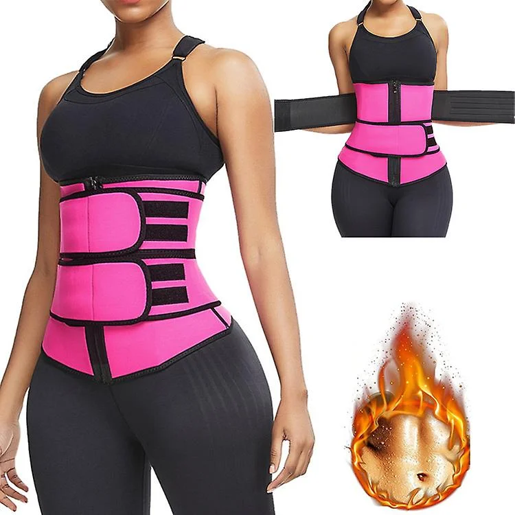 Waist Trimmer Belt Women Sauna Suit Sweat Wrap Trainer Slimming Cincher Body Shaper