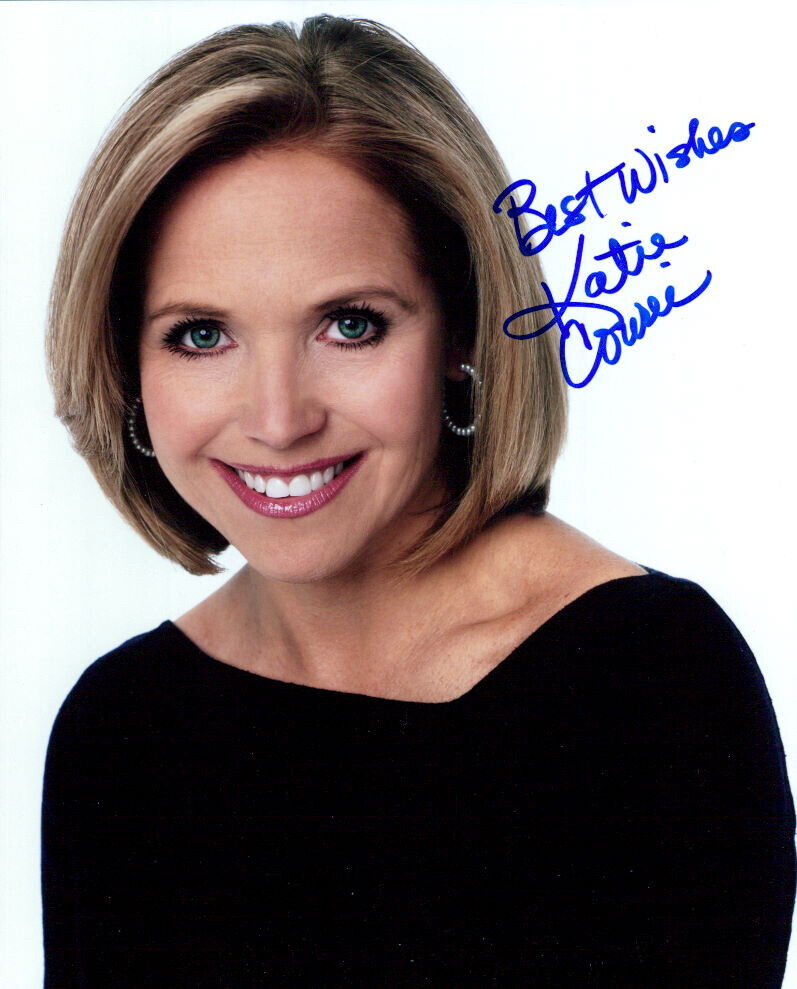 Katie Couric signed authentic 8x10 Photo Poster painting COA