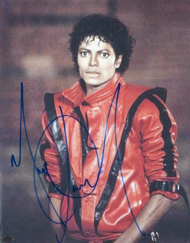 MICHAEL JACKSON Signed Photo Poster paintinggraph / 'Thriller' - Pop Singer / Vocalist preprint