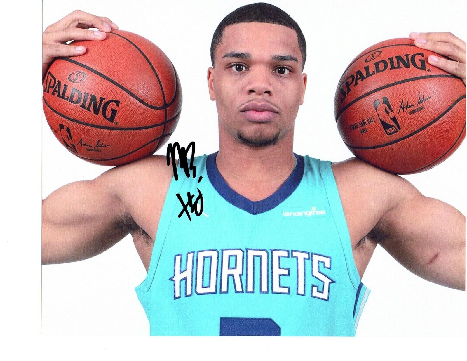 Miles Bridges Charlotte Hornets Michigan State autographed signed 8x10 Photo Poster painting!