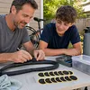 Glueless Bike Tire Patch Kits with File Quick-Drying Bike Tire Repair Kits