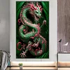 (40*70cm)Dragon - Round Partial AB Drill Diamond Painting