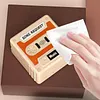 Cassette Tape Design Case Cover for Samsung Galaxy Buds4/4Pro Soft Silicone Protective Cover Shock-Proof Scratch-Resistant