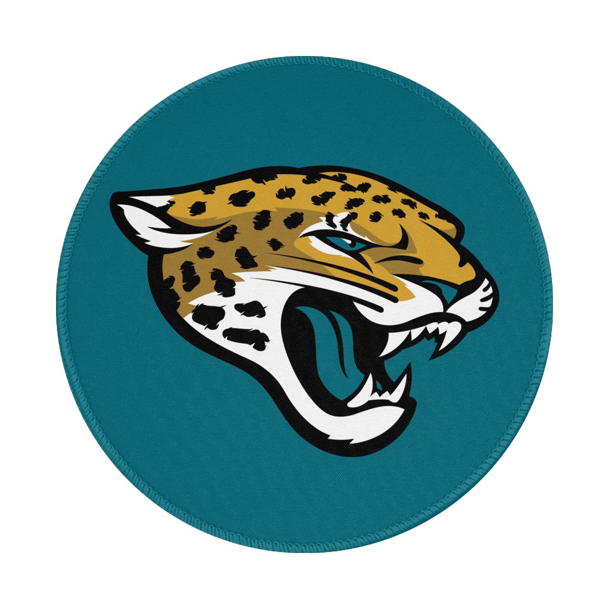 Jacksonville Jaguars Waterproof Round Mouse Pad for Wireless Mouse
