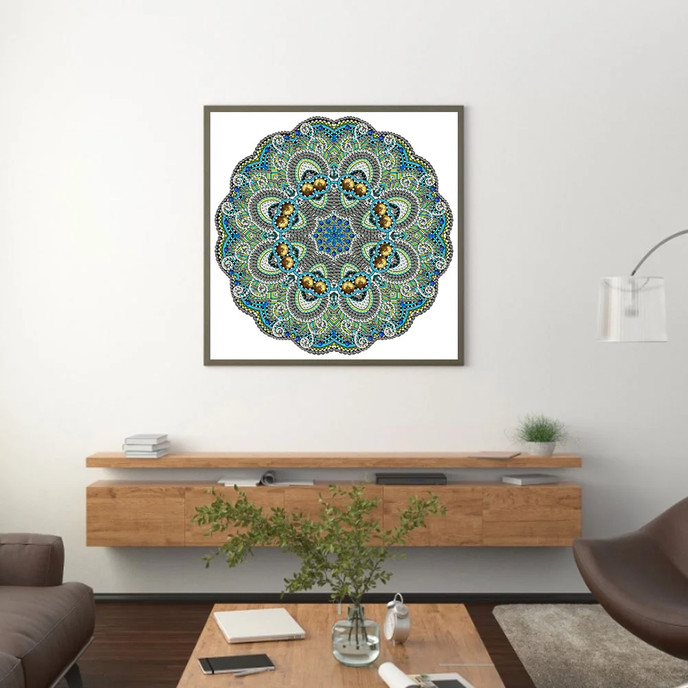 Special Shape Diamond Painting 30*30cm - Mandala Pattern
