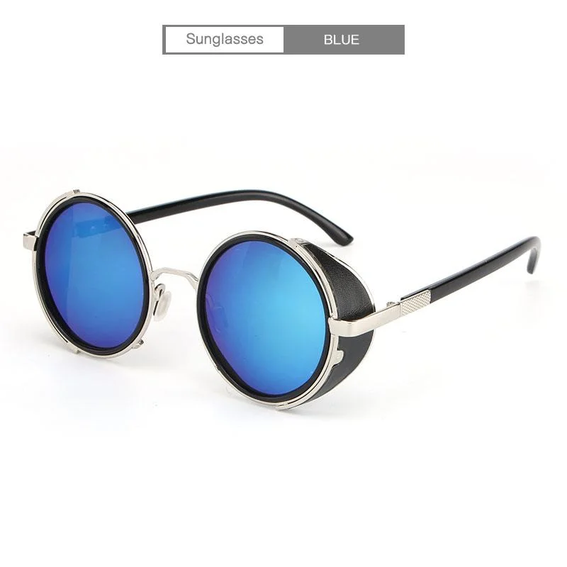 Punk Unisex Polarized Fashion Vintage Pilot Sun Glasses With Box