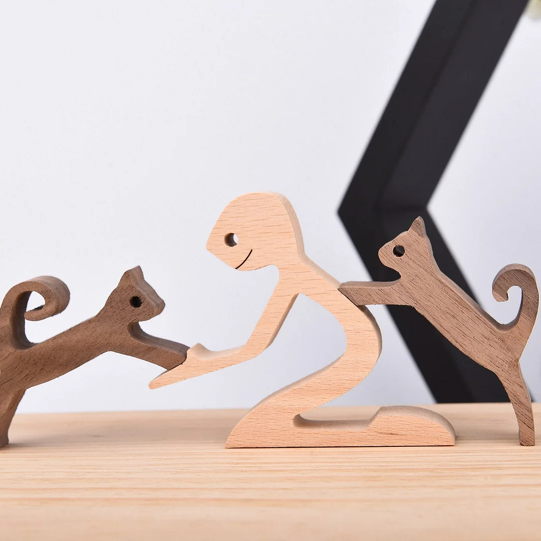 Personalise Dog Home Decor Figurines Handmade Ornaments Home Decoration Miniature Figurines For Bedroom Home Office Shelf Decor