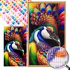 (40*70cm)Peacock - Round AB Drill Diamond Painting