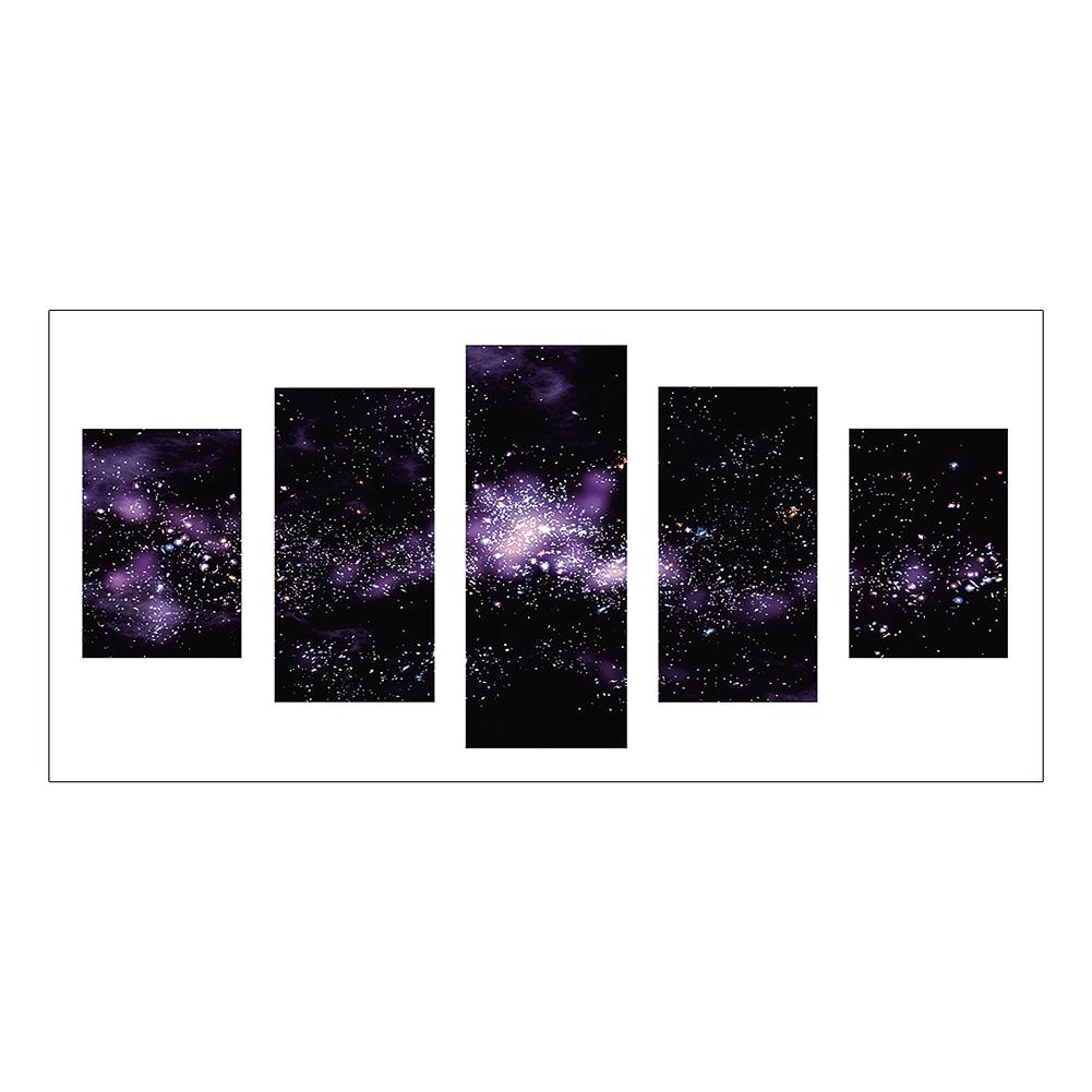 

95*45CM - Multi-picture Round Drill Diamond Painting - 5pcs Dream Starry, 501 Original