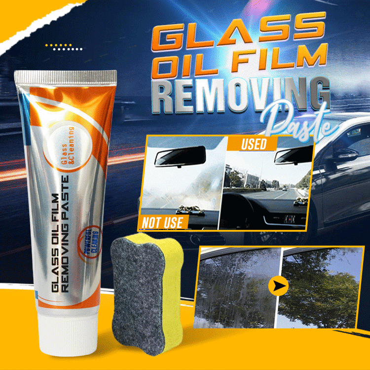 Glass Oil Film Removing Paste（Complimentary Sponge Cleaning）