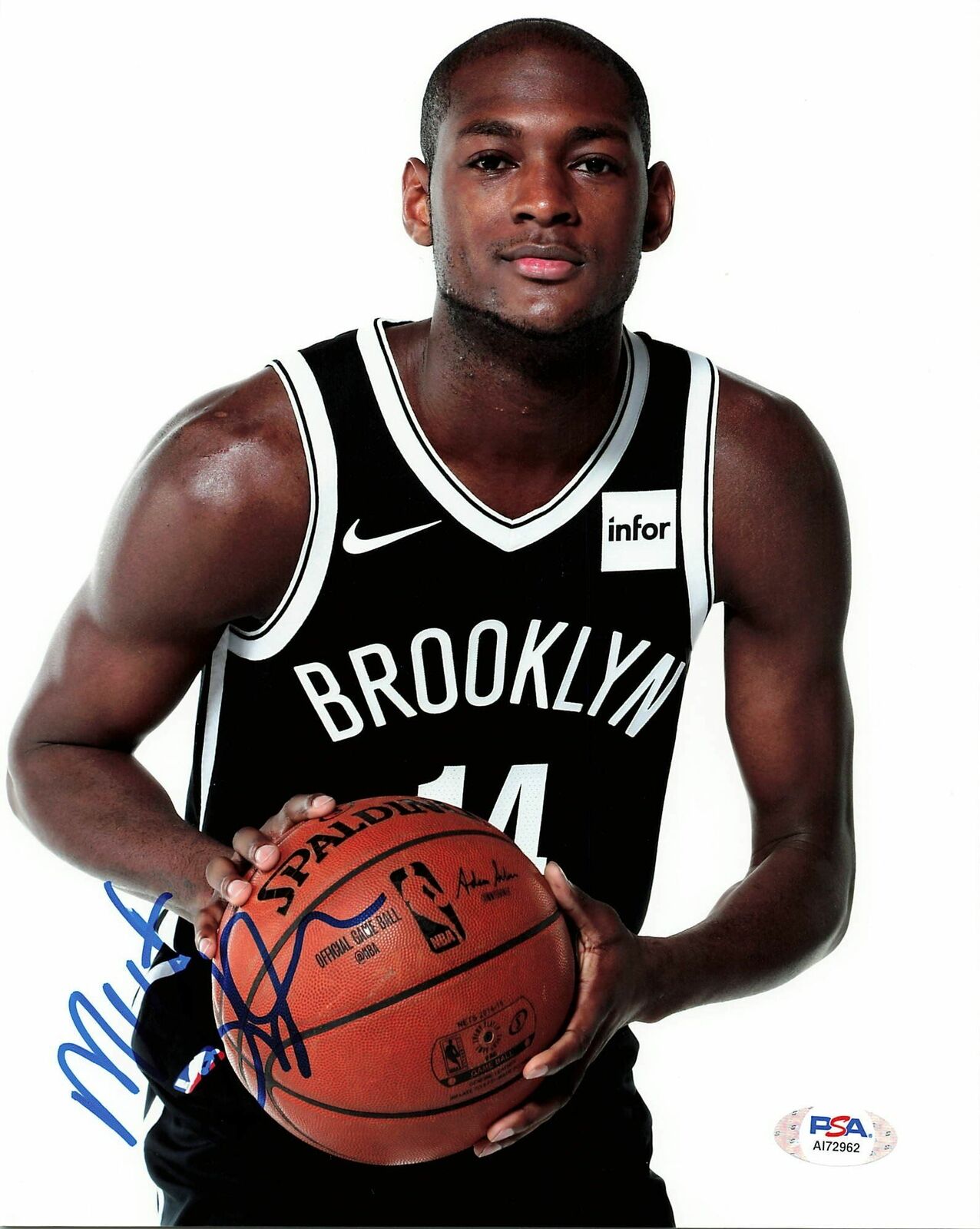 MILTON DOYLE signed 8x10 Photo Poster painting PSA/DNA Brooklyn Nets Autographed