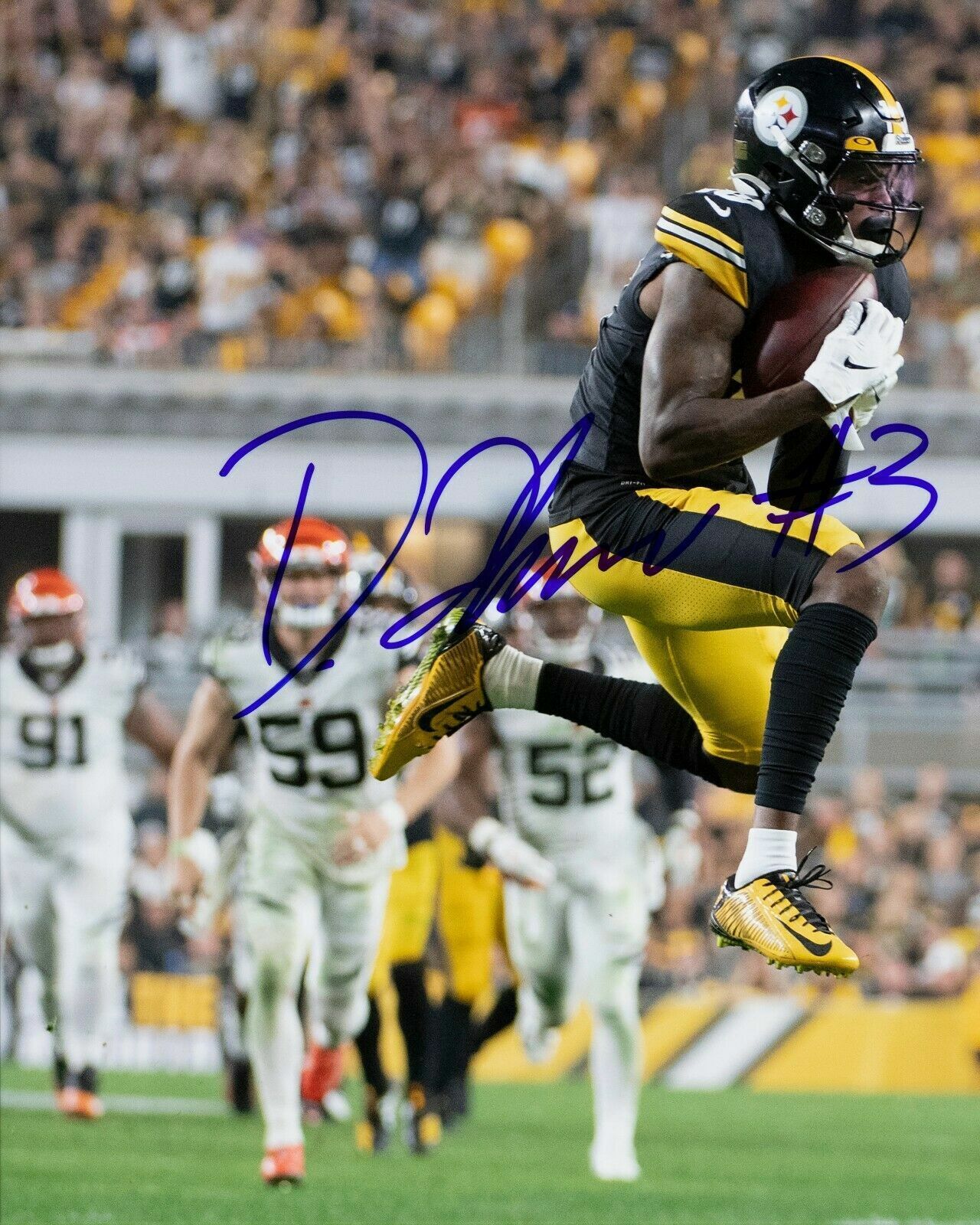 Diontae Johnson Autographed Signed 8x10 Photo Poster painting ( Steelers ) REPRINT