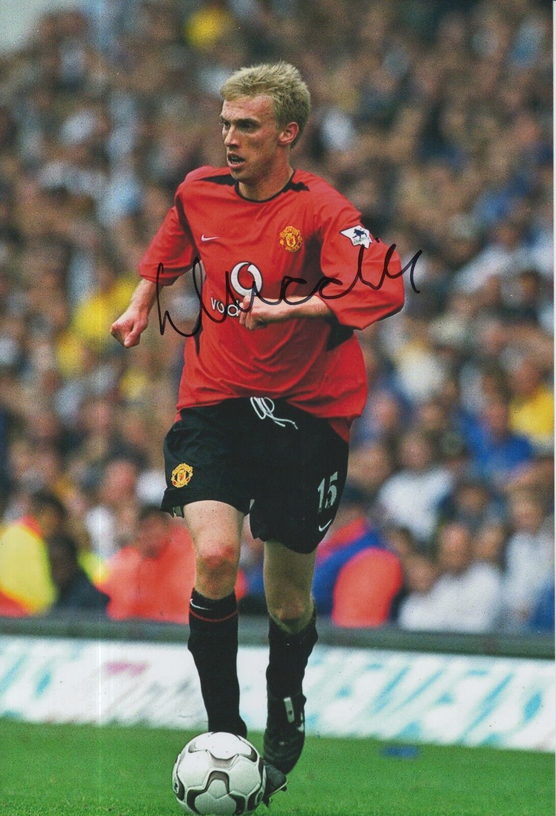 Luke Chadwick Hand Signed Manchester United 12x8 Photo Poster painting 2.