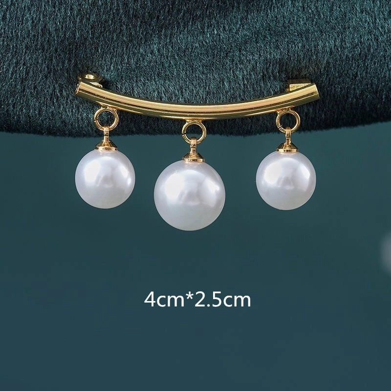 Small Brooch Bow Anti-slip Brooch High-grade Chest Sewn-free Shirt Anti-slip Buckle Pin