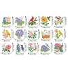 15Pcs Flowers Animals DIY Double Sided Diamond Painting Keychain Kits for Adults
