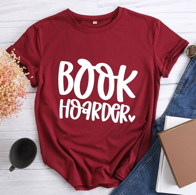 ANB - Book Hoarder T-shirt Tee-03195