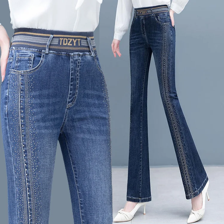 👖Hot sale 50% off👖stretch high waist bootcut jeans
