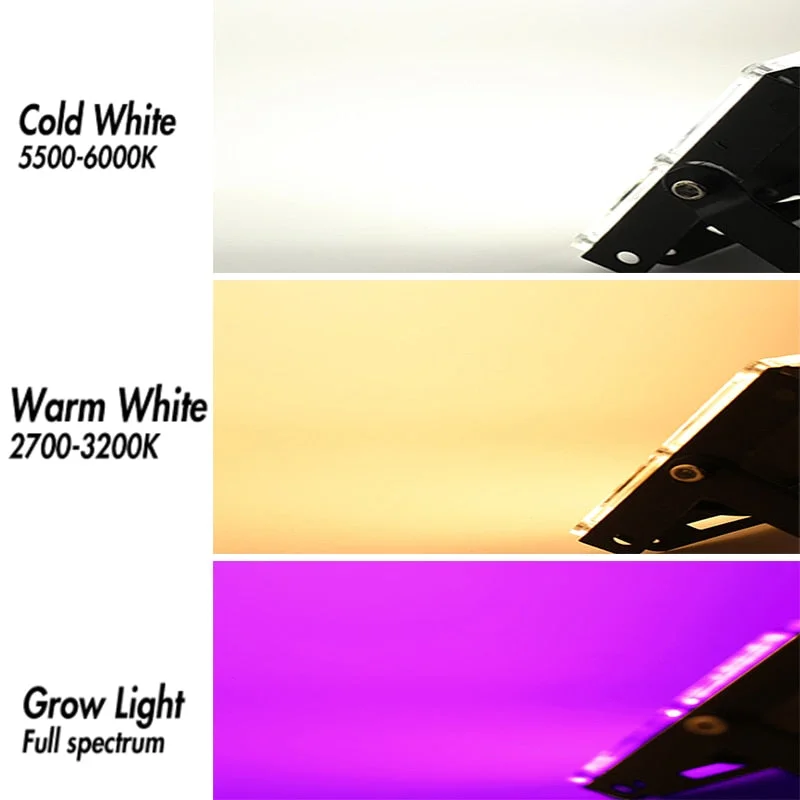 Led Floodlight 50W 100W  Outdoor led Spotlight Full Spectrum LED Grow Light For Plants Tent Flower Seeding Indoor Grow