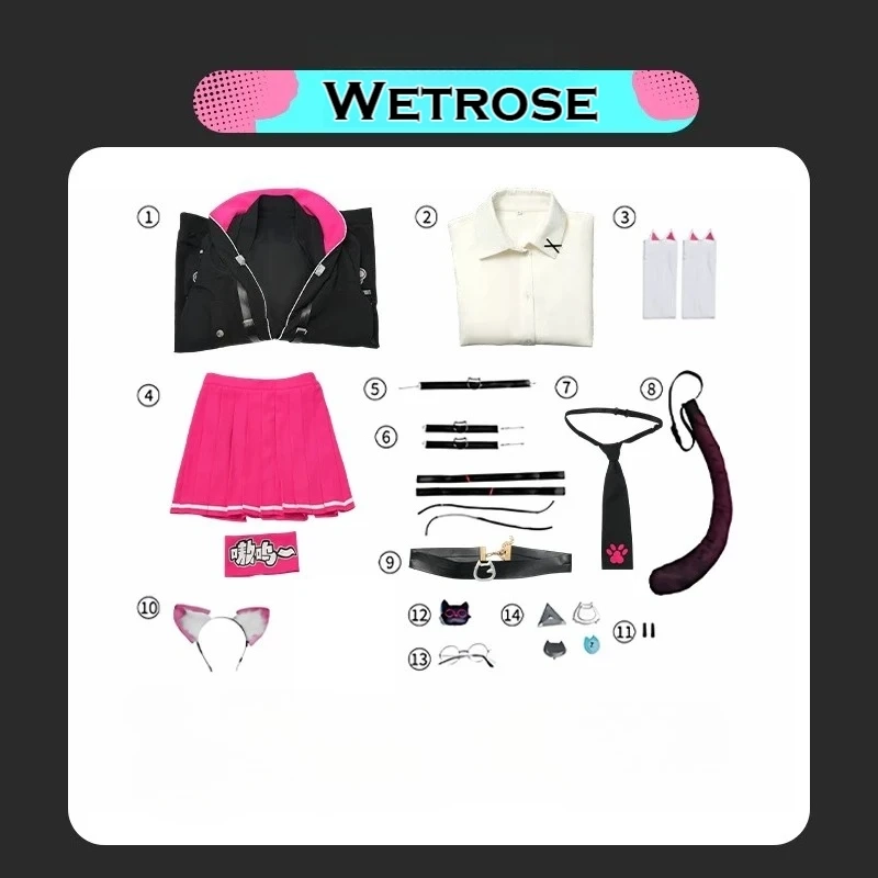 [Wetrose] In Stock Neverness to Everness Nanally Coluccis Cosplay Costume Game Outfit