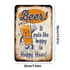 (Multi Style)Beer Bar Cafe - Metal Tin Signs(8*12Inch/12*16Inch) - Bar