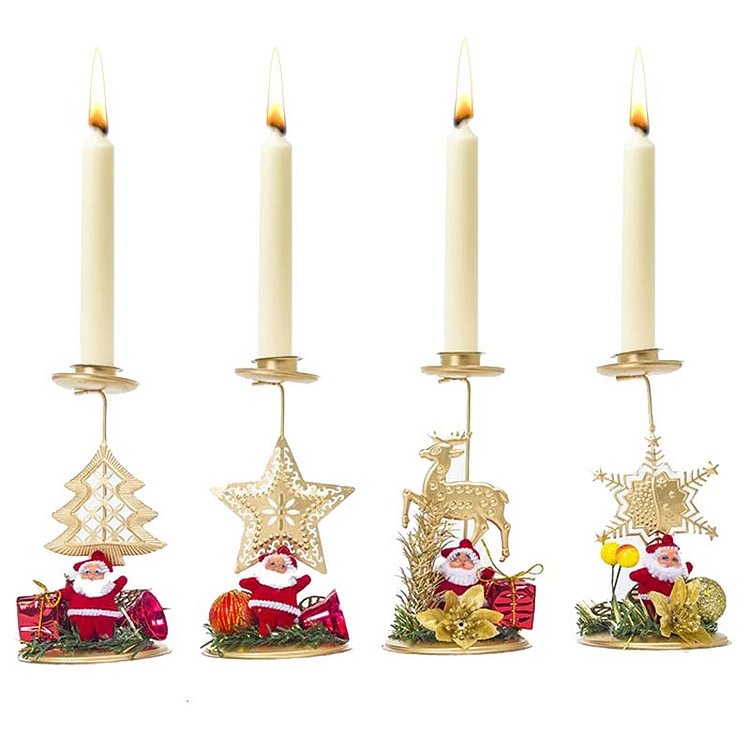 Christmas Candlestick Decoration