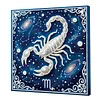 Framed Scorpio - Pearls Painting Kit DIY Diamond Painting Pearl Dot Crafts 25*25CM