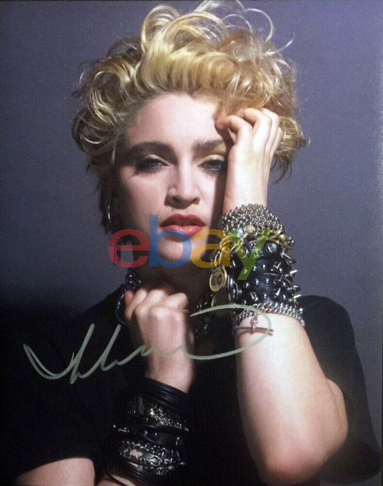 Madonna Signed 8x10 Photo Poster painting reprint