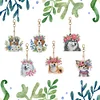 6Pcs chien double face - 5d bricolage artisanat porte-cl&eacute;s
