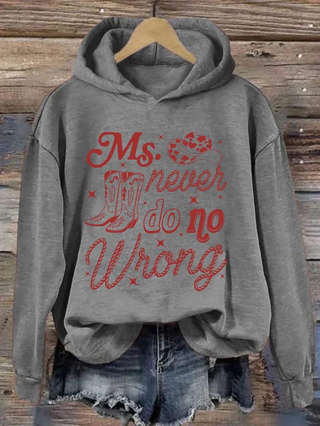Western Cow Girl Hoodie