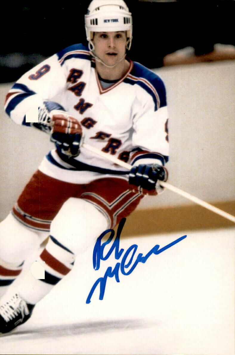 Rob McClanahan SIGNED 4x6 Photo Poster painting 1980 TEAM USA MIRACLE ON ICE NEW YORK RANGERS