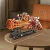 Finger Rock Ideas Steampunk Machine Gun Weapon Building Blocks Set