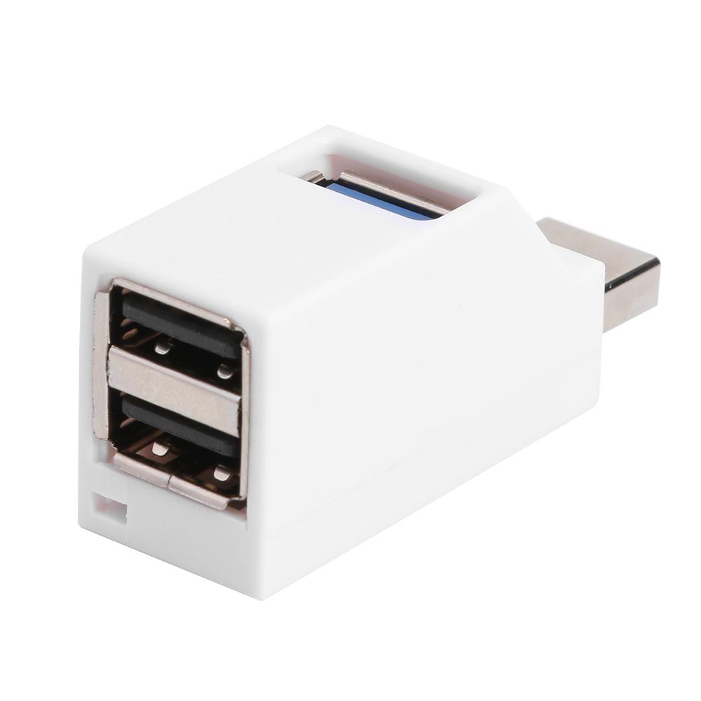 

3 Port USB Hub USB 3.0 High Speed Splitter Box Adapter for Laptop Macbook, White, 501 Original