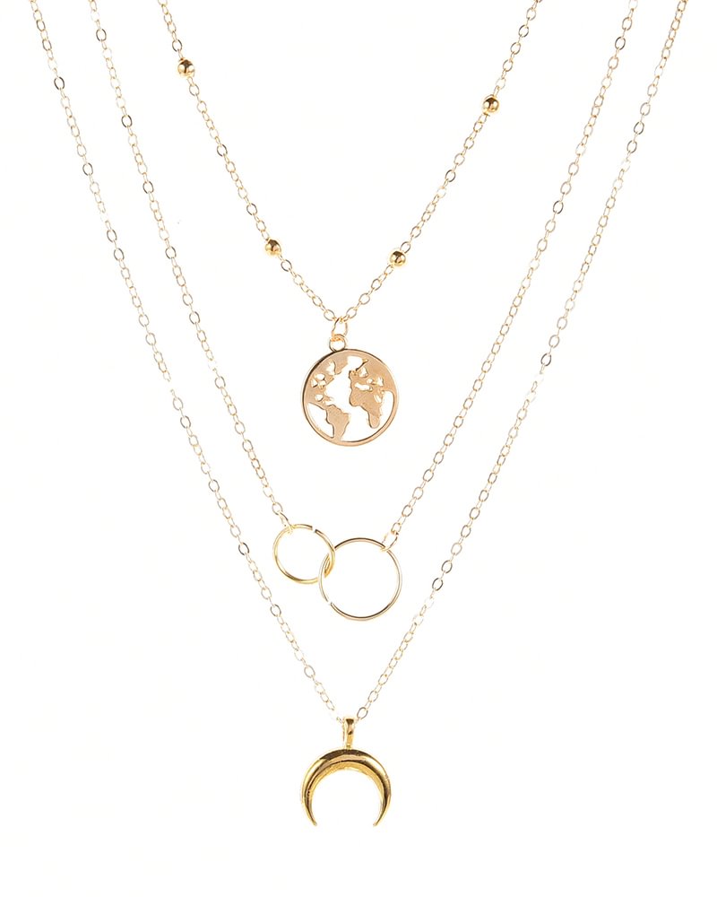 Multilayer Butterfly Chain Necklace