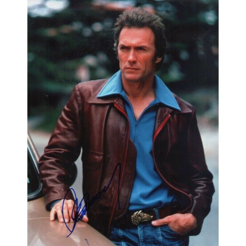 Clint Eastwood Dirty Harry 8x6 INCH autograph signed Photo Poster painting