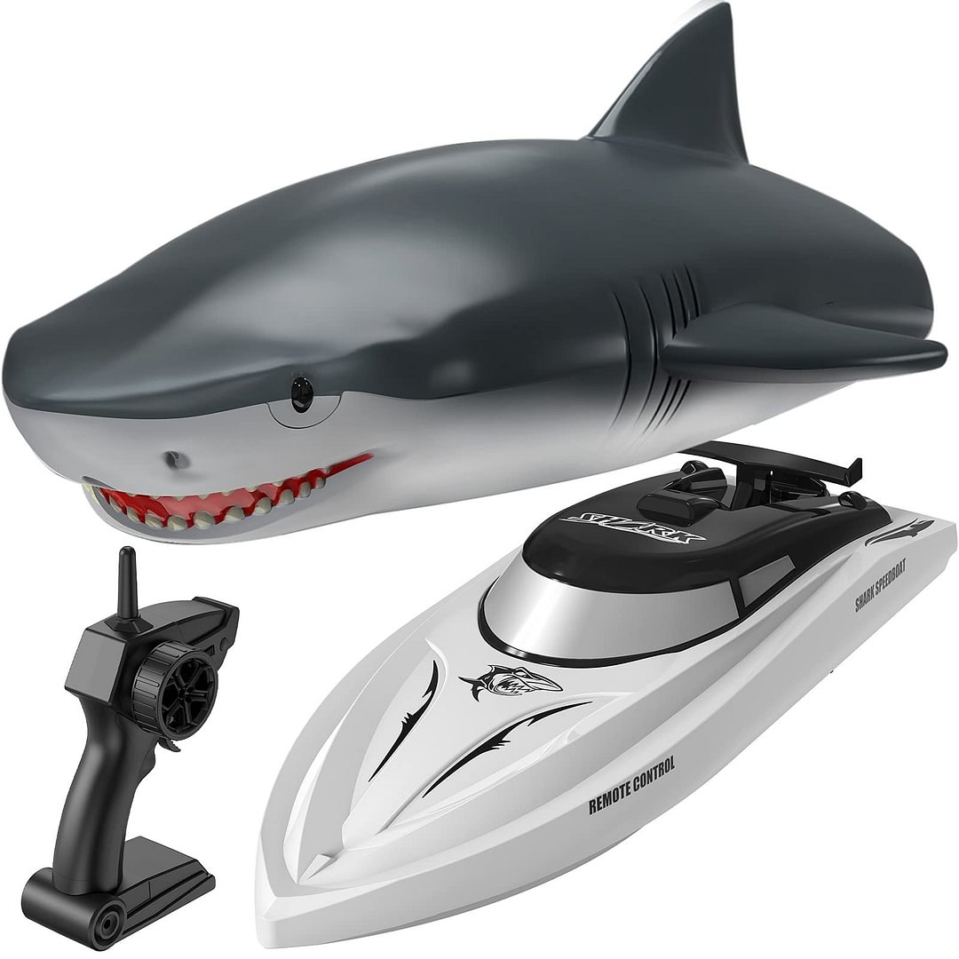 🎉50%OFF NOW🎉2 In 1 2.4G Highspeed Remote Control Shark Boat