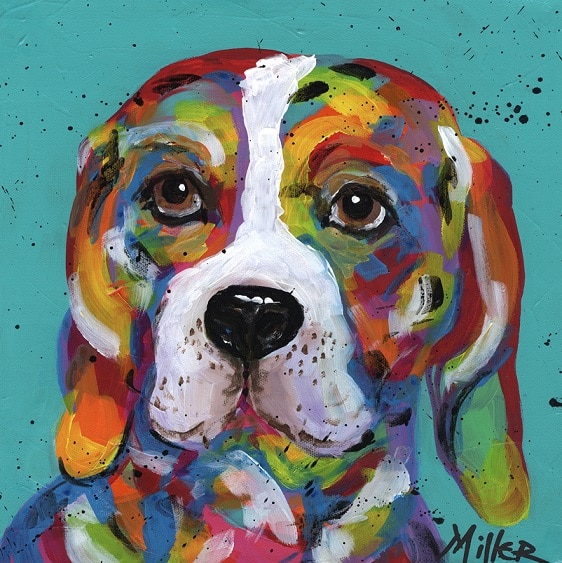 

Barney Beagle Dog – Paint By Numbers - 40*50CM, 501 Original