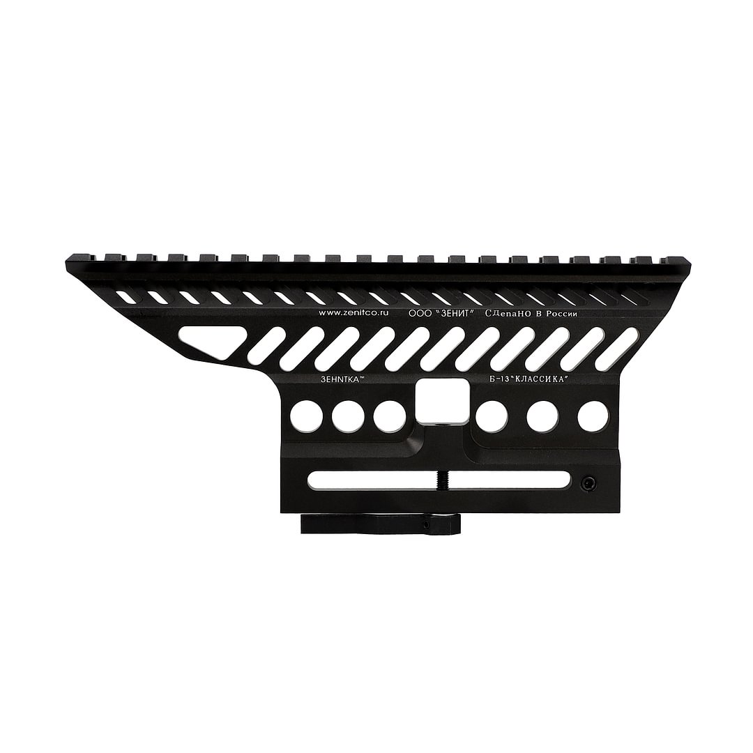 ohhunt® B-13 Classic AK Side Optic Mount Quick Detach Scope Rail Base Low Weight and Strength Picatinny Mounting Black