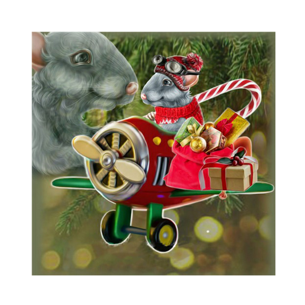 

Little Mouse - Round Drill Diamond Painting - 30*30CM, 08, 501 Original