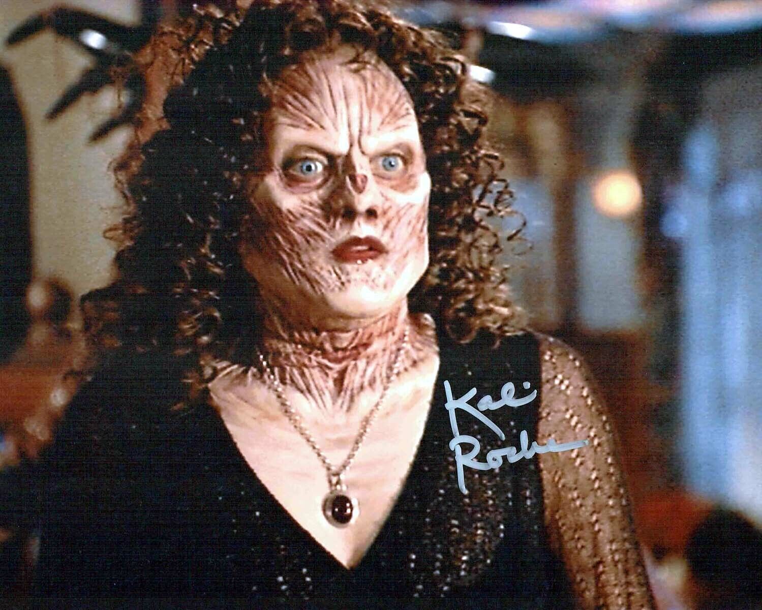 Kali ROCHA SIGNED Autograph Photo Poster painting AFTAL COA Buffy the Vampire Slayer HALFREK