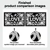 uk.everydayedeals DIY Pearl Painting With Frame - Handmade Self-Adhesive Pearls - Love(20*30cm)