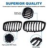 BILLDIO X3 G01 X4 G02 Grille - Black Kidney Grill Compatible With 2018-2021 X3 G01 2019-2021 X4 G02?ABS Single Slat Gloss Black