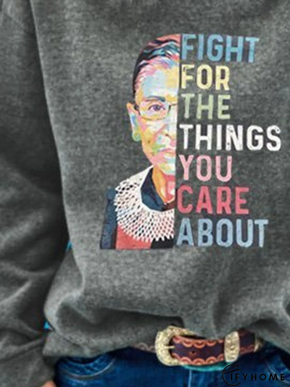 Long Sleeve Plain Sweatshirt | IFYHOME