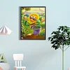 (45*60cm)Funny Sunflower - Full Square Drill Diamond Painting