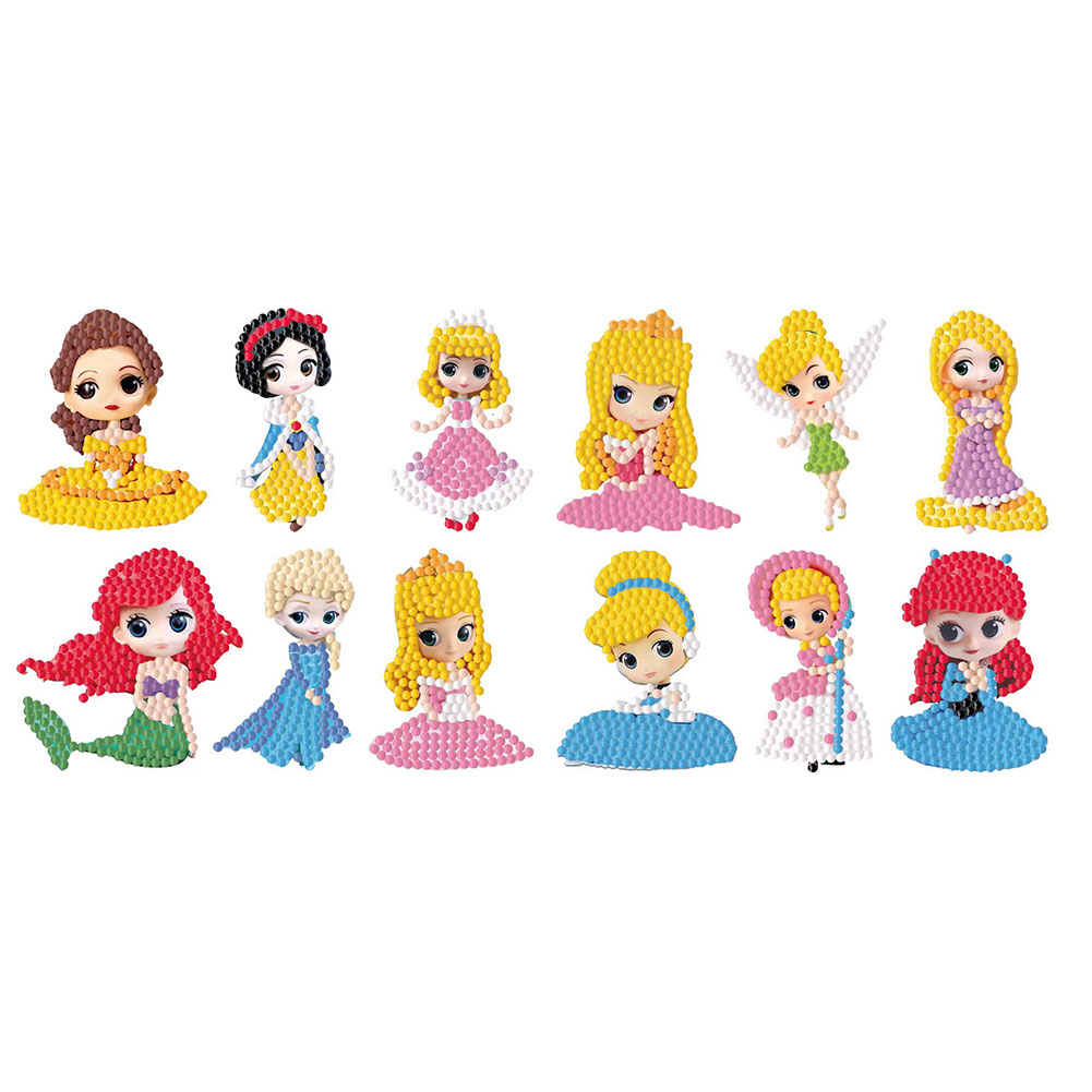 

Cartoon Princess- 5D DIY Craft Sticker, 501 Original